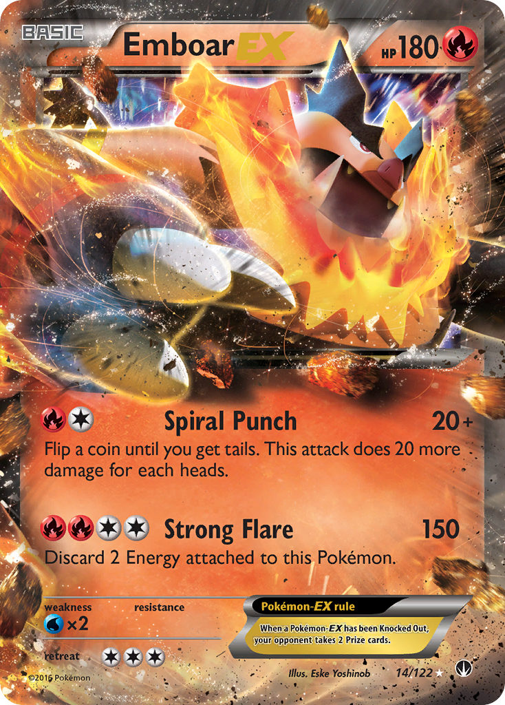 Emboar EX (14/122) [XY: BREAKpoint] | GnG Games