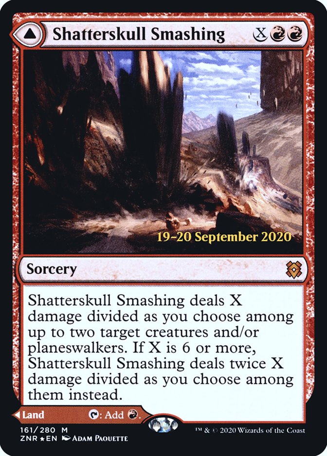 Shatterskull Smashing // Shatterskull, the Hammer Pass  [Zendikar Rising Prerelease Promos] | GnG Games