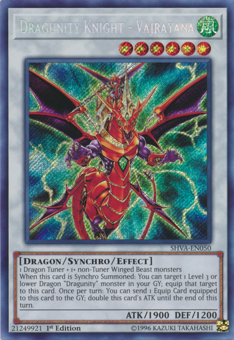 Dragunity Knight - Vajrayana [SHVA-EN050] Secret Rare | GnG Games