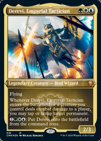Derevi, Empyrial Tactician (Foil Etched) [Commander Legends] | GnG Games