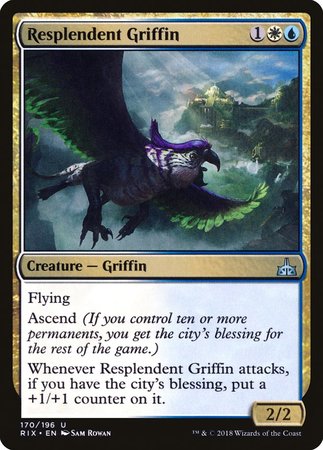 Resplendent Griffin [Rivals of Ixalan] | GnG Games