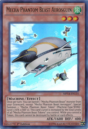 Mecha Phantom Beast Aerosguin [MP14-EN114] Ultra Rare | GnG Games