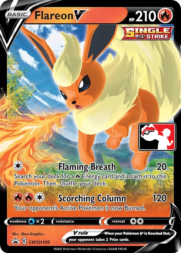 Flareon V (SWSH149) [Prize Pack Series One] | GnG Games