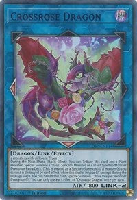 Crossrose Dragon (Purple) [LDS2-EN114] Ultra Rare | GnG Games