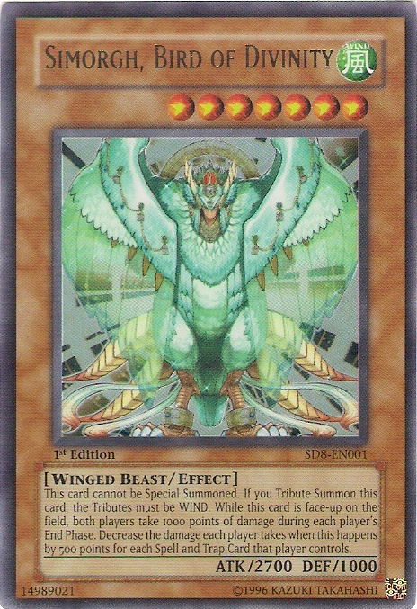 Simorgh, Bird of Divinity [SD8-EN001] Ultra Rare | GnG Games