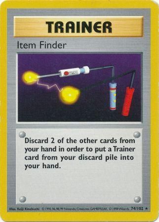 Item Finder (74/102) [Base Set Shadowless Unlimited] | GnG Games