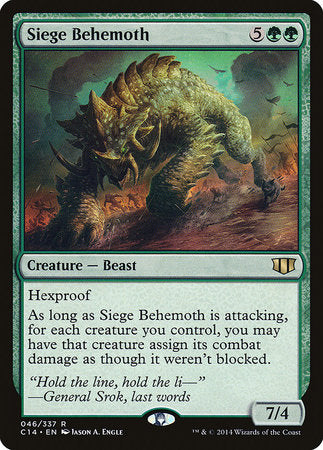 Siege Behemoth [Commander 2014] | GnG Games