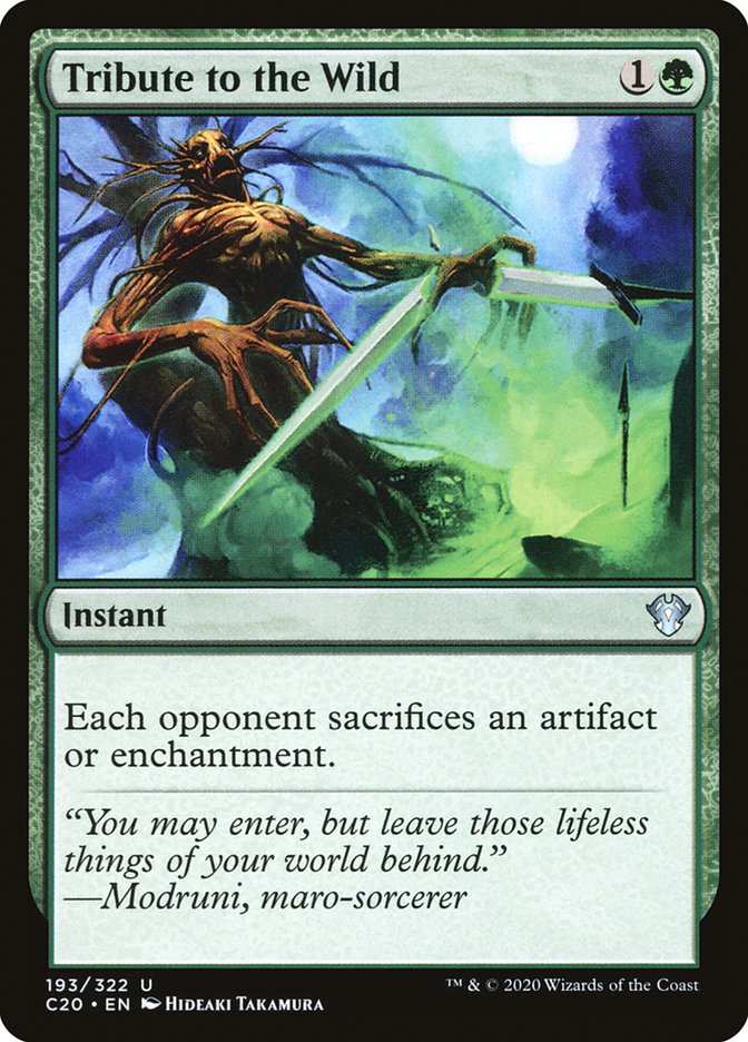 Tribute to the Wild [Commander 2020] | GnG Games