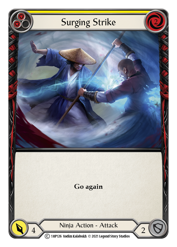 Surging Strike (Yellow) [1HP126] | GnG Games