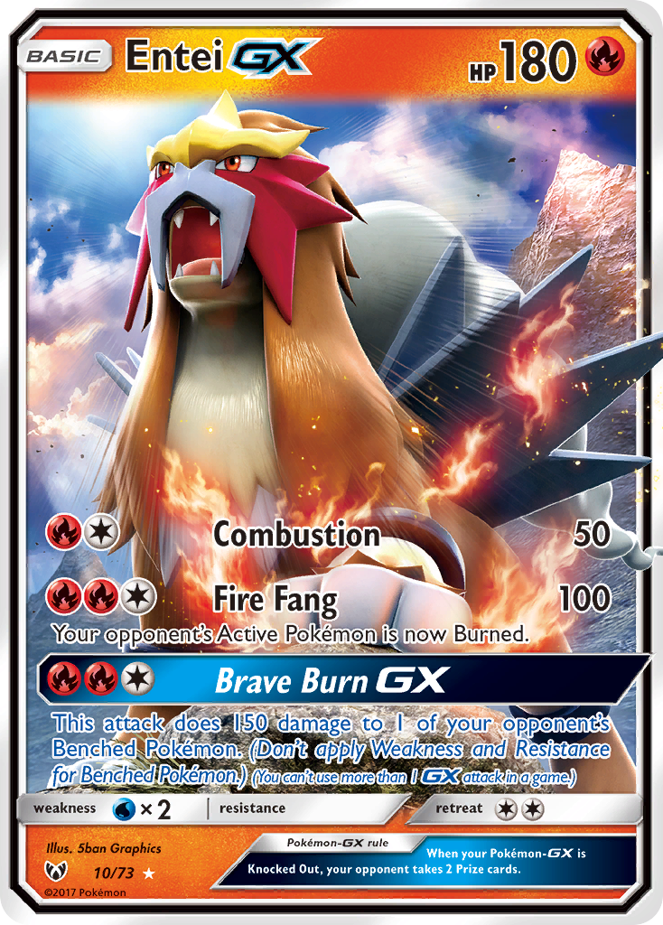 Entei GX (10/73) [Sun & Moon: Shining Legends] | GnG Games