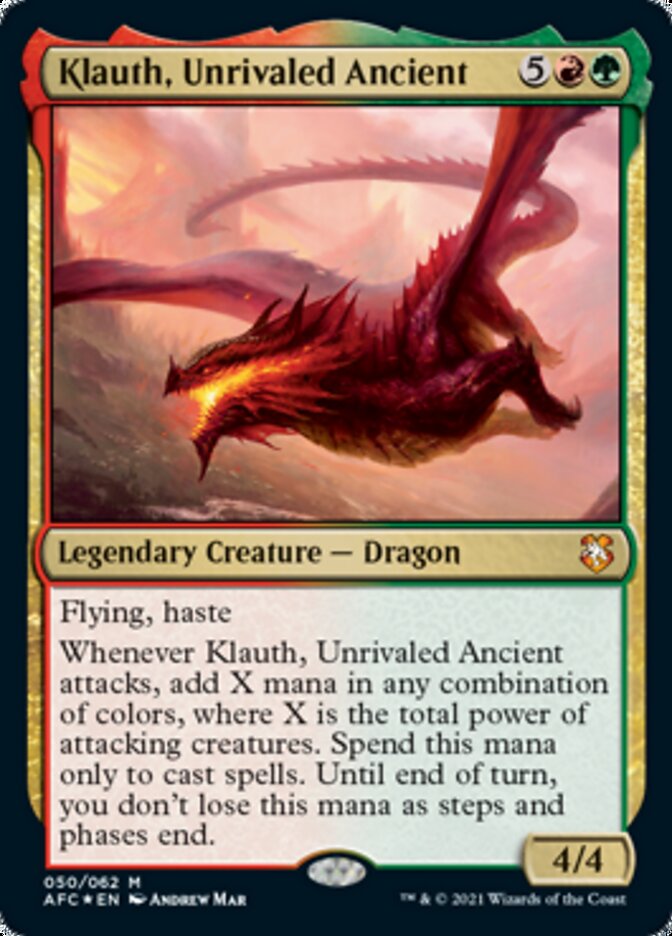 Klauth, Unrivaled Ancient [Dungeons & Dragons: Adventures in the Forgotten Realms Commander] | GnG Games
