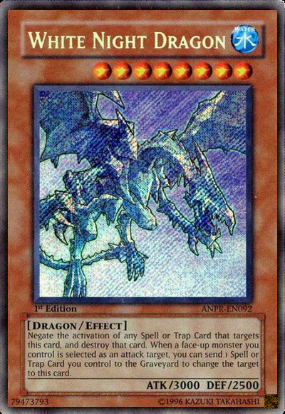 White Night Dragon [ANPR-EN092] Secret Rare | GnG Games