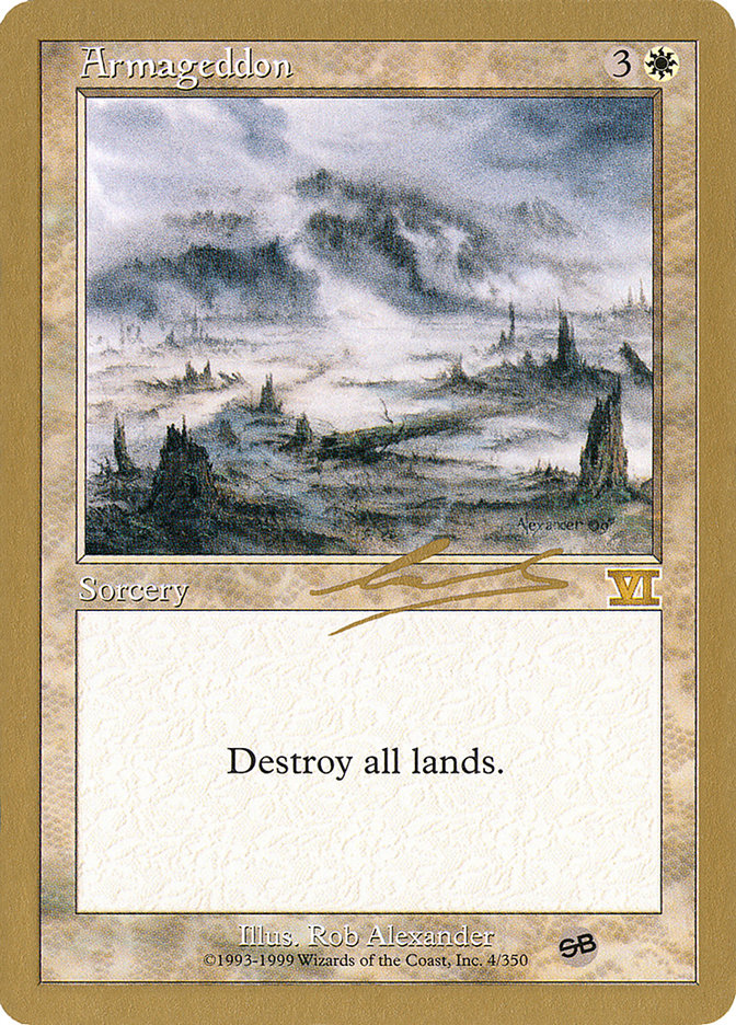 Armageddon (Nicolas Labarre) (SB) [World Championship Decks 2000] | GnG Games