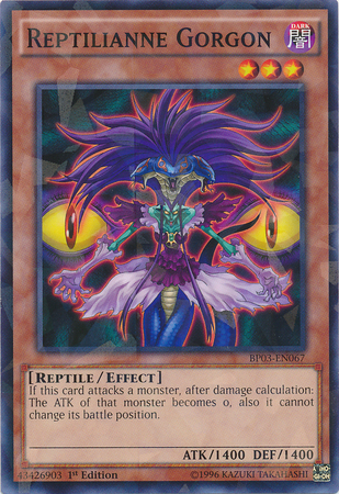 Reptilianne Gorgon (Shatterfoil) [BP03-EN067] Common | GnG Games