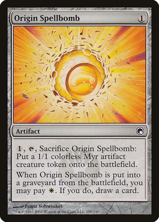 Origin Spellbomb [Scars of Mirrodin] | GnG Games