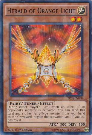 Herald of Orange Light (Shatterfoil) [BP03-EN050] Shatterfoil Rare | GnG Games