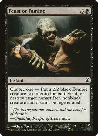 Feast or Famine [Duel Decks: Izzet vs. Golgari] | GnG Games