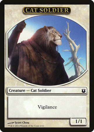 Cat Soldier Token [Born of the Gods Tokens] | GnG Games