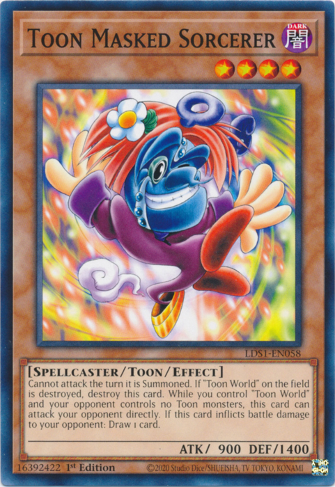 Toon Masked Sorcerer [LDS1-EN058] Common | GnG Games