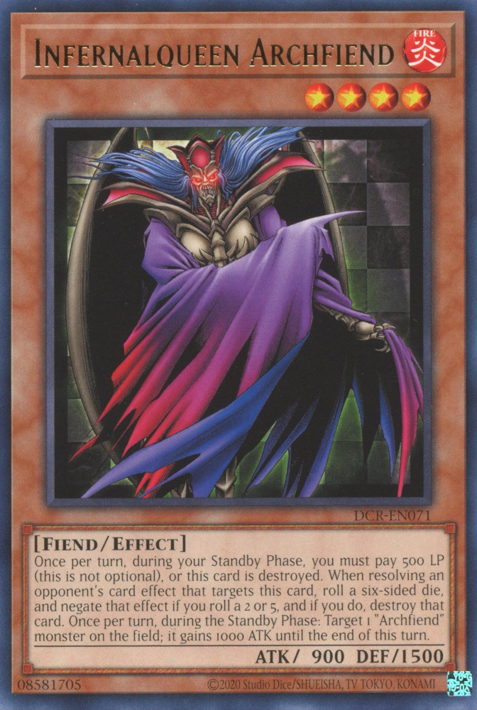 Infernalqueen Archfiend [DCR-EN071] Rare | GnG Games