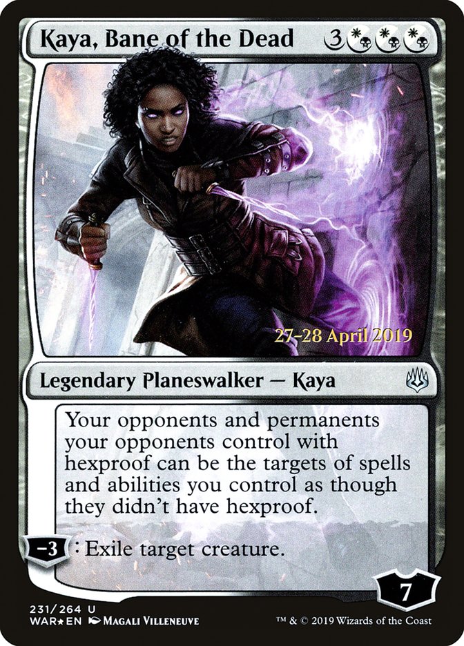 Kaya, Bane of the Dead  [War of the Spark Prerelease Promos] | GnG Games