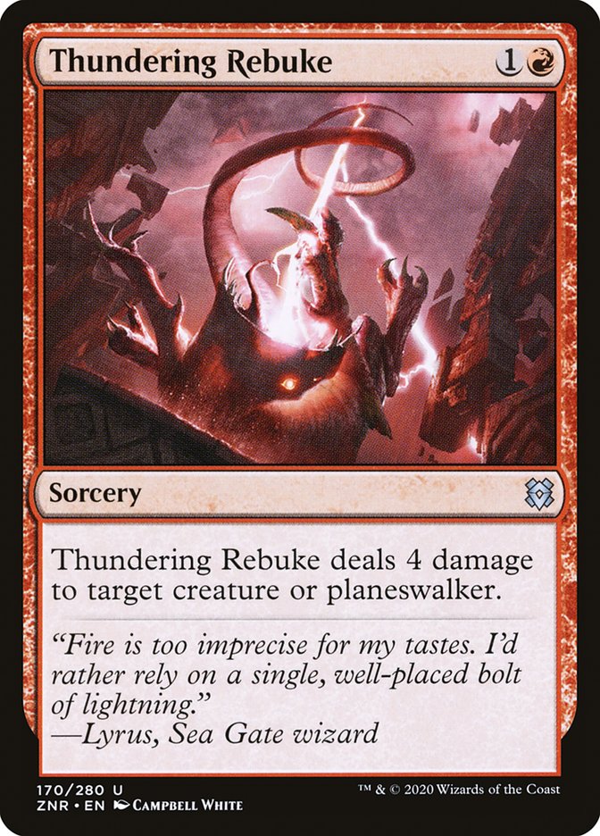 Thundering Rebuke [Zendikar Rising] | GnG Games