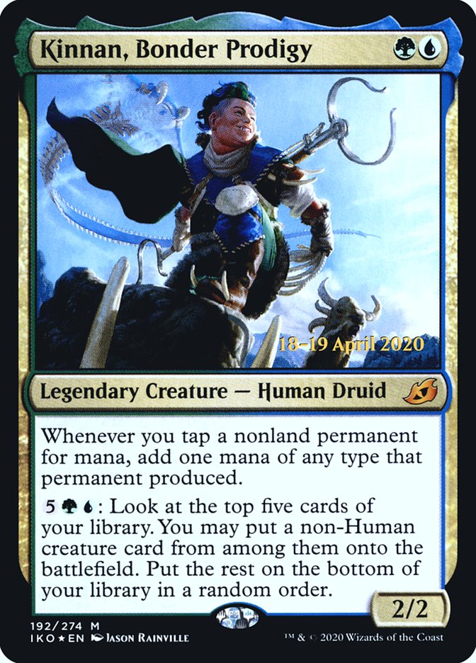 Kinnan, Bonder Prodigy  [Ikoria: Lair of Behemoths Prerelease Promos] | GnG Games