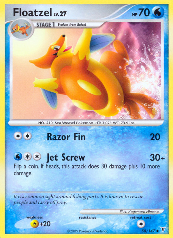 Floatzel (58/147) [Platinum: Supreme Victors] | GnG Games