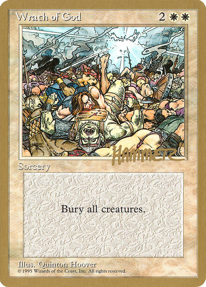 Wrath of God (Shawn "Hammer" Regnier) [Pro Tour Collector Set] | GnG Games