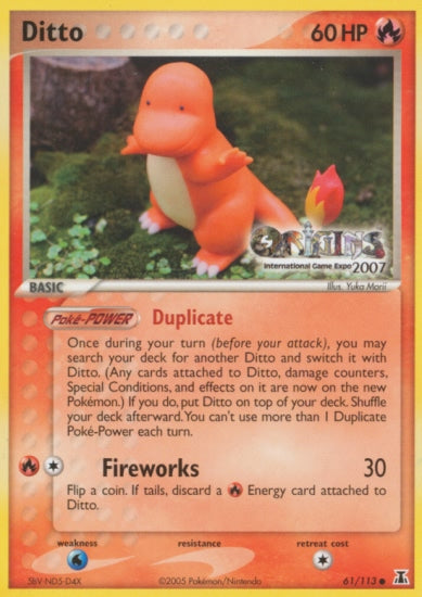 Ditto (61/113) (Origins Game Fair 2007) [EX: Delta Species] | GnG Games