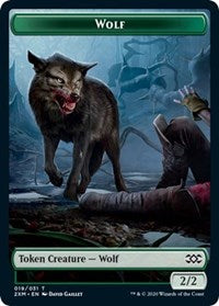 Wolf // Wurm (030) Double-sided Token [Double Masters Tokens] | GnG Games