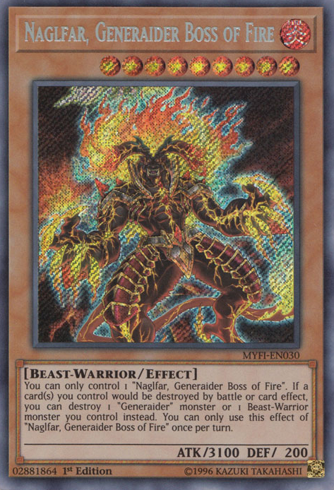 Naglfar, Generaider Boss of Fire [MYFI-EN030] Secret Rare | GnG Games