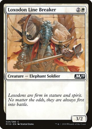 Loxodon Line Breaker [Core Set 2019] | GnG Games