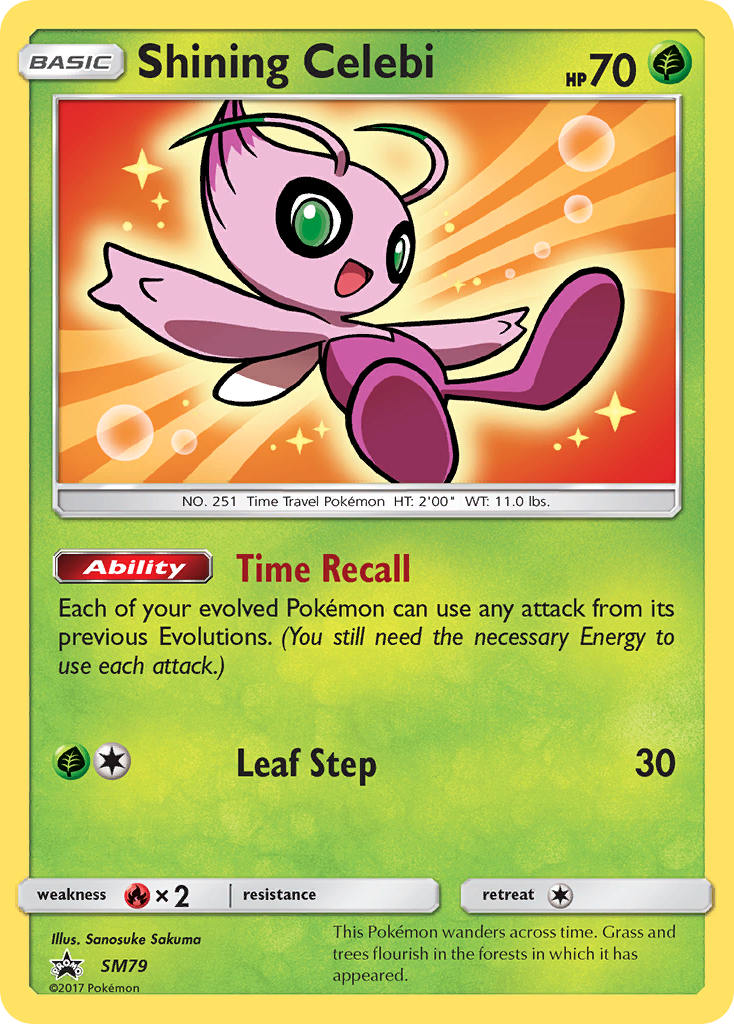 Shining Celebi (SM79) [Sun & Moon: Black Star Promos] | GnG Games