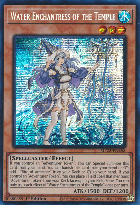 Water Enchantress of the Temple [MP23-EN265] Prismatic Secret Rare | GnG Games