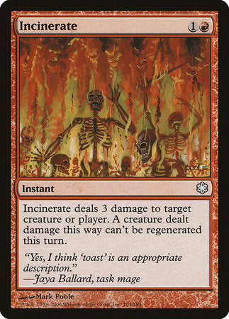 Incinerate [Coldsnap Theme Decks] | GnG Games