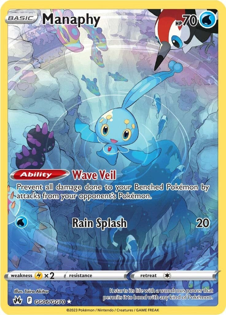 Manaphy (GG06/GG70) [Sword & Shield: Crown Zenith] | GnG Games