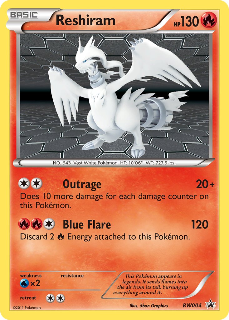 Reshiram (BW004) [Black & White: Black Star Promos] | GnG Games