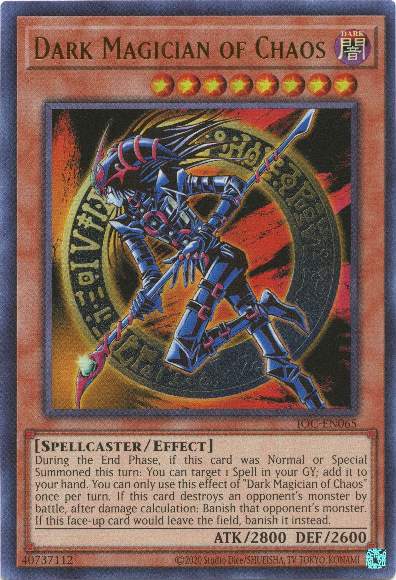 Dark Magician of Chaos (25th Anniversary) [IOC-EN065] Ultra Rare | GnG Games