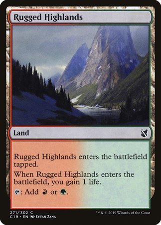 Rugged Highlands [Commander 2019] | GnG Games