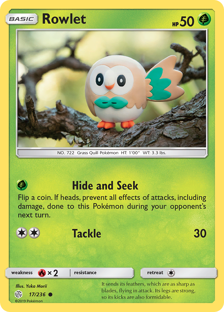 Rowlet (17/236) [Sun & Moon: Cosmic Eclipse] | GnG Games