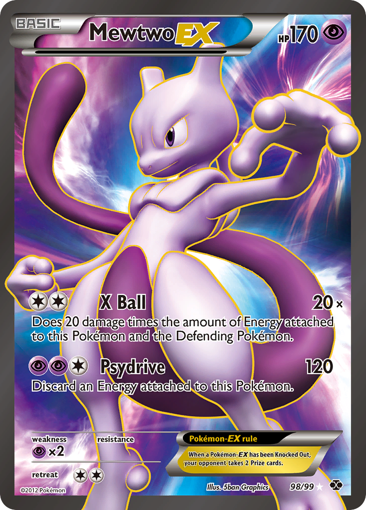 Mewtwo EX (98/99) [Black & White: Next Destinies] | GnG Games