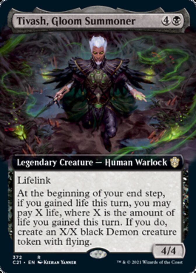 Tivash, Gloom Summoner (Extended) [Commander 2021] | GnG Games