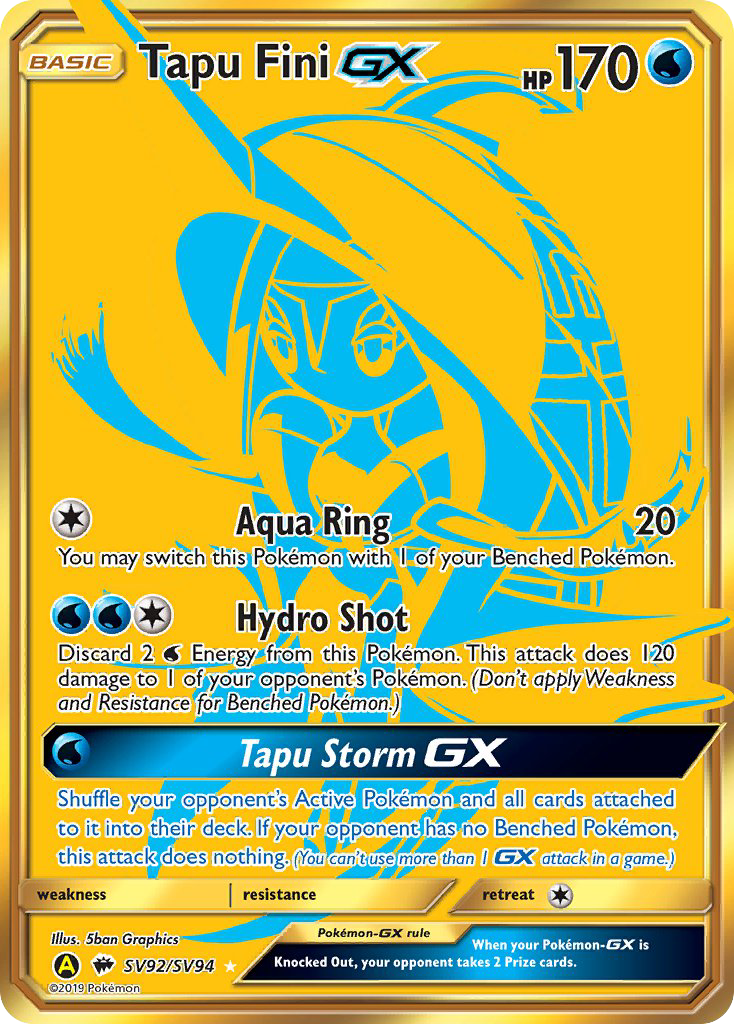 Tapu Fini GX (SV92/SV94) [Sun & Moon: Hidden Fates - Shiny Vault] | GnG Games