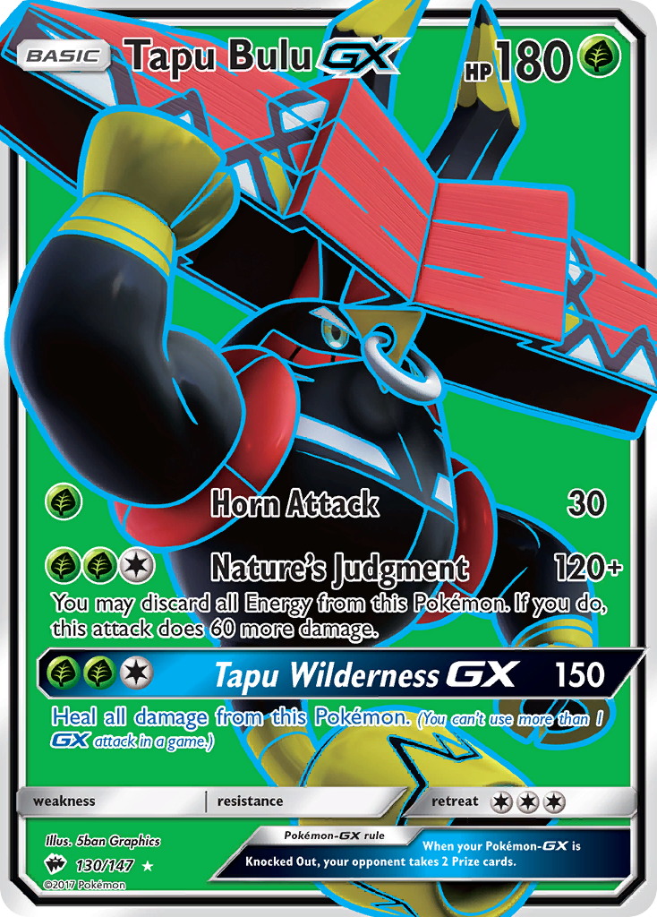 Tapu Bulu GX (130/147) [Sun & Moon: Burning Shadows] | GnG Games