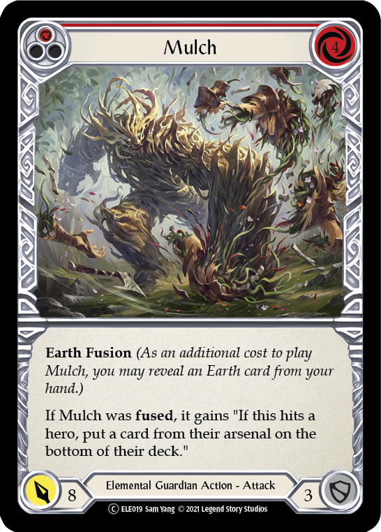 Mulch (Red) [U-ELE019] Unlimited Rainbow Foil | GnG Games