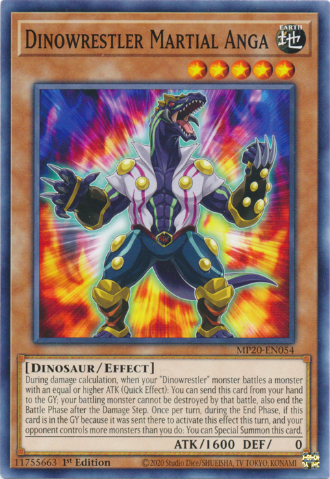 Dinowrestler Martial Anga [MP20-EN054] Common | GnG Games