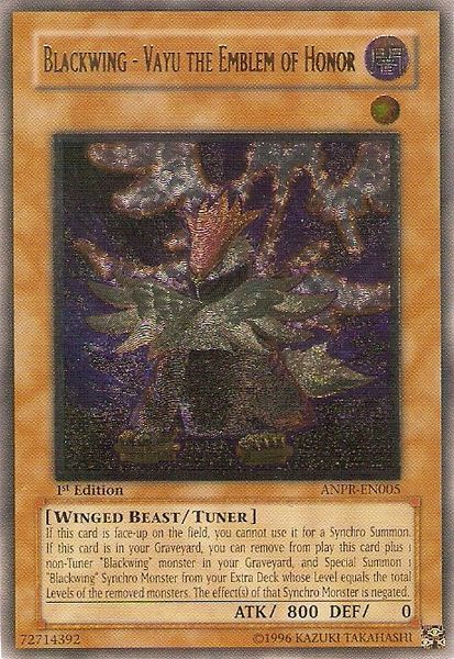 Blackwing - Vayu the Emblem of Honor (UTR) [ANPR-EN005] Ultimate Rare | GnG Games