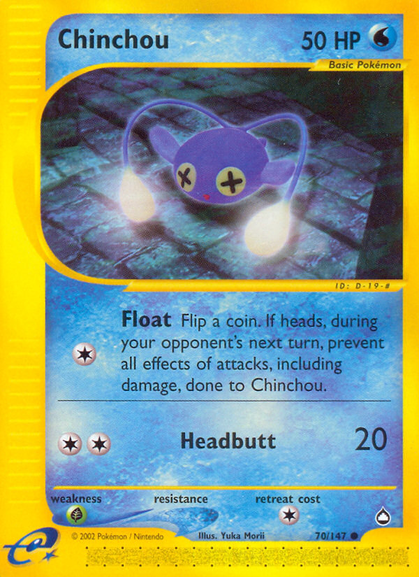 Chinchou (70/147) [Aquapolis] | GnG Games