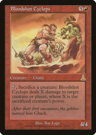 Bloodshot Cyclops [Urza's Destiny] | GnG Games